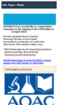 Mobile Screenshot of afrimets.org