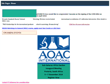 Tablet Screenshot of afrimets.org